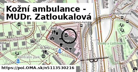 Kožní ambulance - MUDr. Zatloukalová