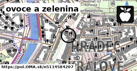 ovoce a zelenina