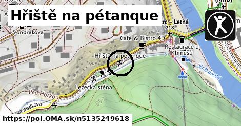 Hřiště na pétanque