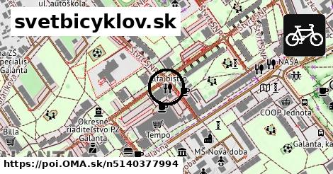 svetbicyklov.sk