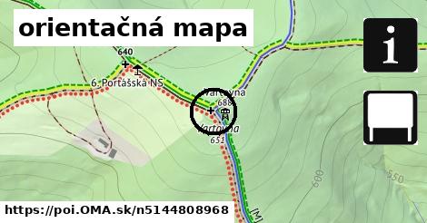 orientačná mapa