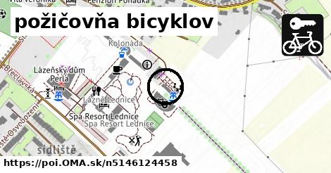 požičovňa bicyklov