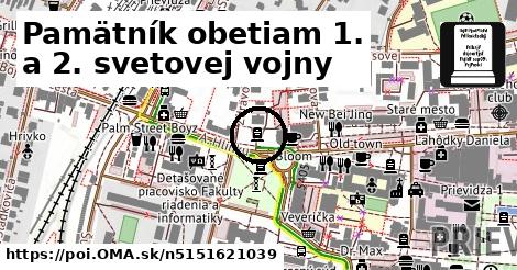 Pamätník obetiam 1. a 2. svetovej vojny