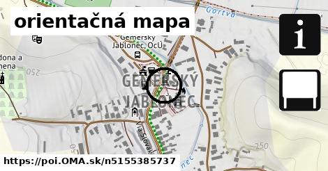 orientačná mapa