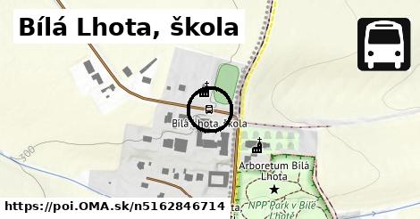 Bílá Lhota, škola