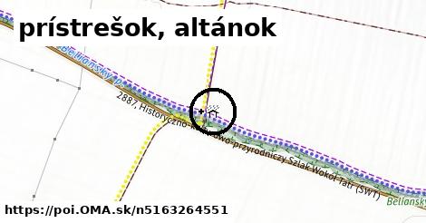 prístrešok, altánok