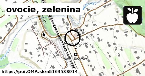 ovocie, zelenina