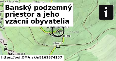 Banský podzemný priestor a jeho vzácni obyvatelia