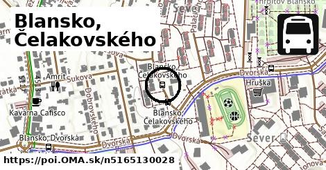 Blansko, Čelakovského