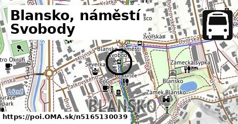 Blansko, náměstí Svobody