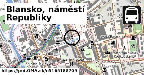 Blansko, náměstí Republiky