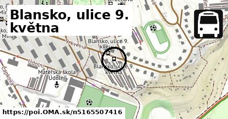 Blansko, ulice 9. května