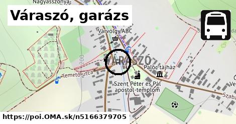 Váraszó, garázs