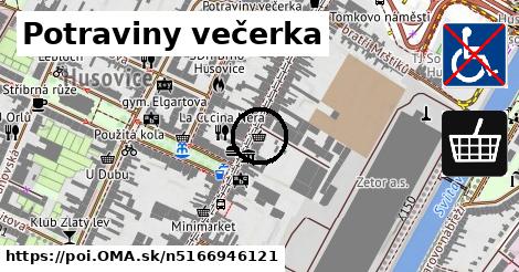 Potraviny večerka