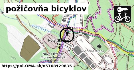 požičovňa bicyklov