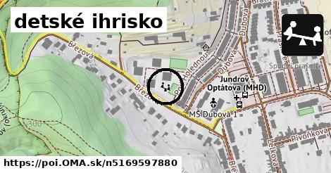 detské ihrisko