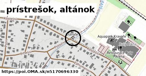 prístrešok, altánok