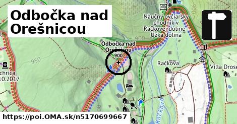 Odbočka nad Orešnicou