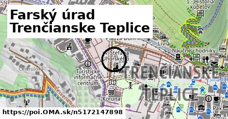 Farský úrad Trenčianske Teplice