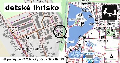 detské ihrisko