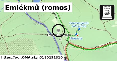 Emlékmű (romos)