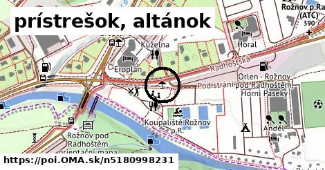 prístrešok, altánok