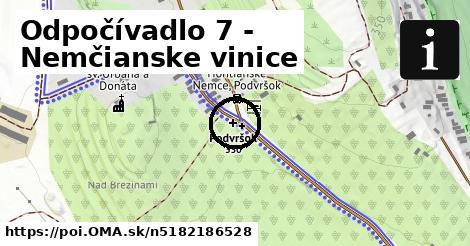 Odpočívadlo 7 - Nemčianske vinice