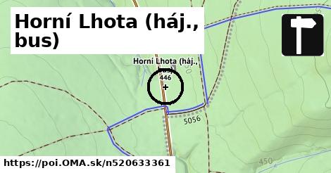 Horní Lhota (háj., bus)
