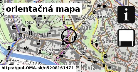 orientačná mapa