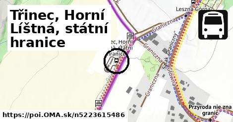 Třinec, Horní Líštná, státní hranice