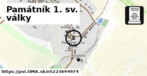 Památník 1. sv. války