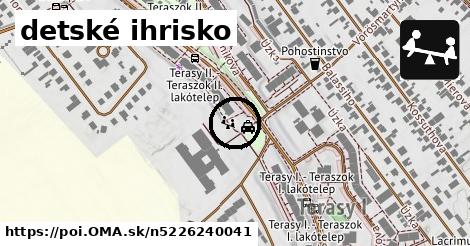 detské ihrisko