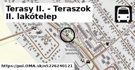 Terasy II. - Teraszok II. lakótelep