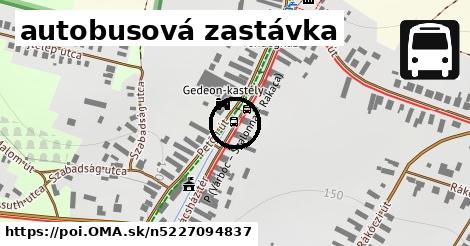 autobusová zastávka