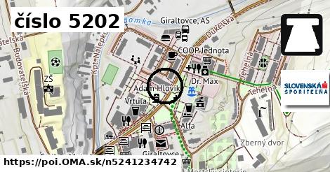 číslo 5202