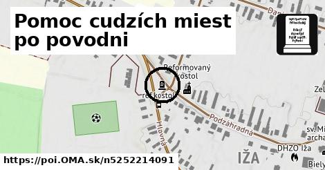 Pomoc cudzích miest po povodni