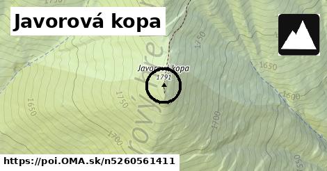 Javorová kopa