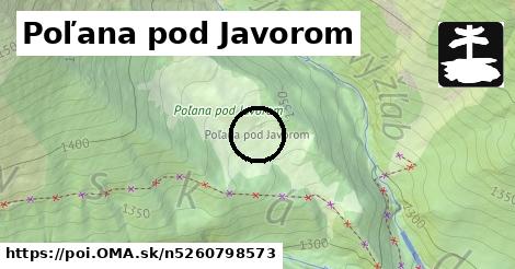 Poľana pod Javorem