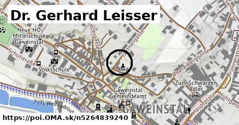 Dr. Gerhard Leisser