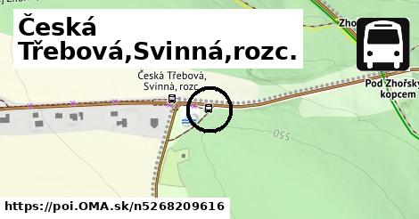 Česká Třebová,Svinná,rozc.