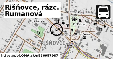 Rišňovce, rázc. Rumanová