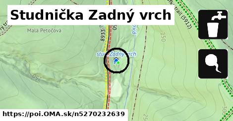 Studnička Zadný vrch