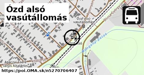 Ózd alsó vasútállomás