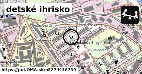 detské ihrisko