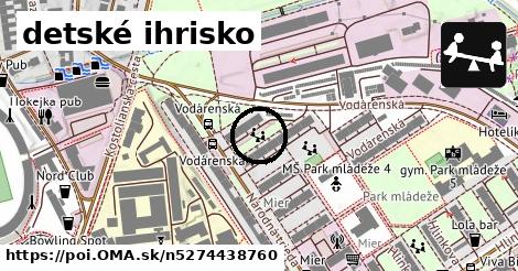 detské ihrisko