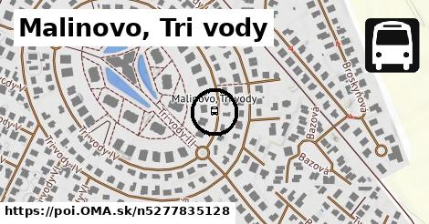 Malinovo, Tri vody