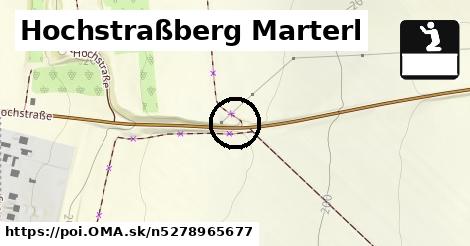 Hochstraßberg Marterl