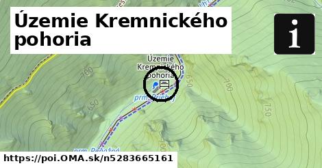 Územie Kremnického pohoria