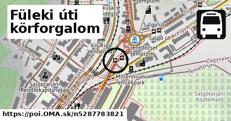 Füleki úti körforgalom