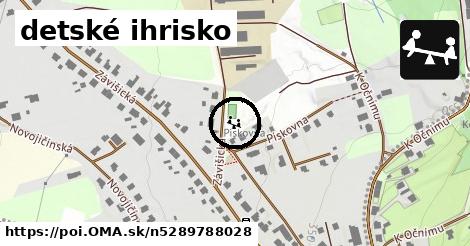 detské ihrisko